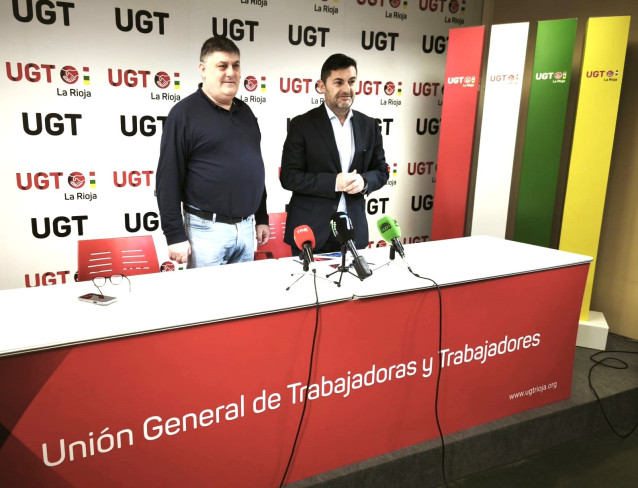 Javier Marzo y Eduardo Abad, en el rueda de prensa