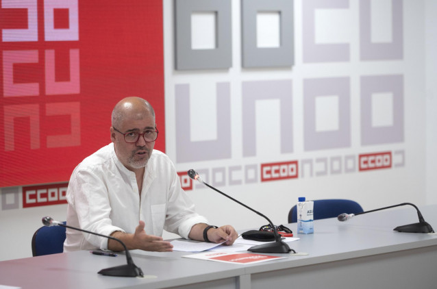 Archivo - El secretario general de de CCOO, Unai Sordo.