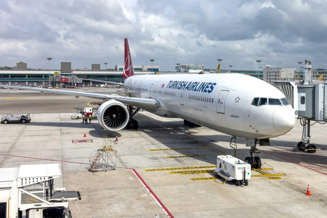 Archivo - Avión de Turkish Airlines.