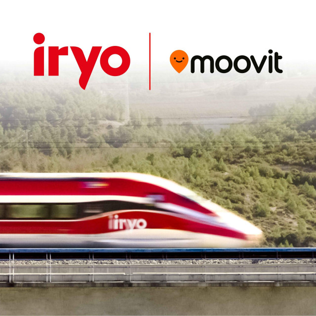 Asociación de Iryo y Moovit