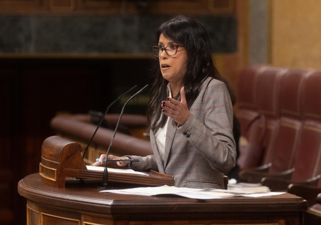 Archivo - La diputada de Podemos Martina Velarde durante una sesión plenaria en el Congreso de los Diputados, a 20 de noviembre de 2024, en Madrid (España). Ribera protagoniza la sesión con dos preguntas de la oposición y una comparecencia para explicar l