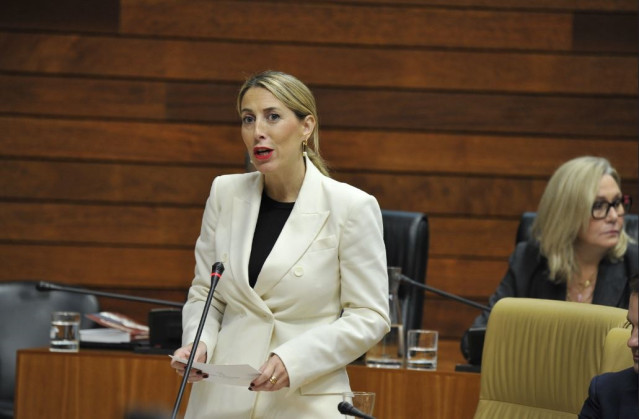 Archivo - La presidenta de la Junta de Extremadura, María Guardiola, en una foto de archivo