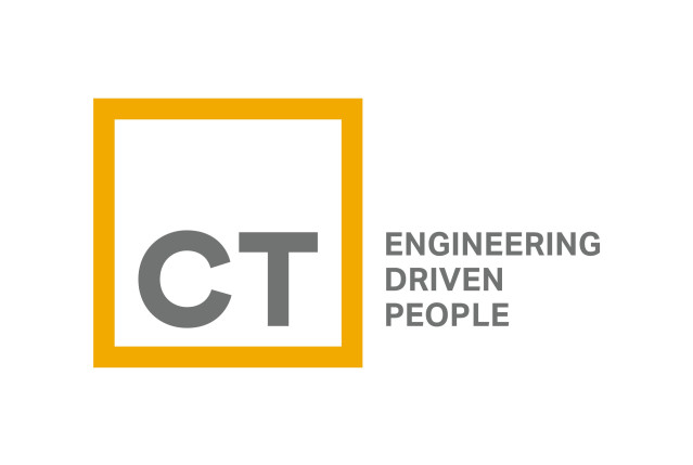 Archivo - El logo de la firma de ingeniería y transformación tecnológica CT