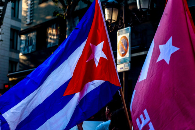Archivo - Una bandera cubana a 26 de julio de 2024, en Madrid (España).