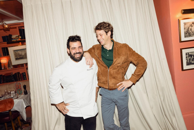 Tigrane Seydoux, fundador de Big Mamma, y el chef ejecutivo Daniele Tasso