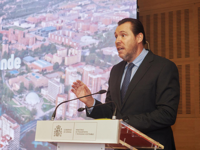 Óscar Puente presenta el proyecto de la nueva estación de Valladolid este lunes.