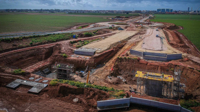 Obras de Lantania en el ramal técnico de la Línea 3 del Metro de Sevilla