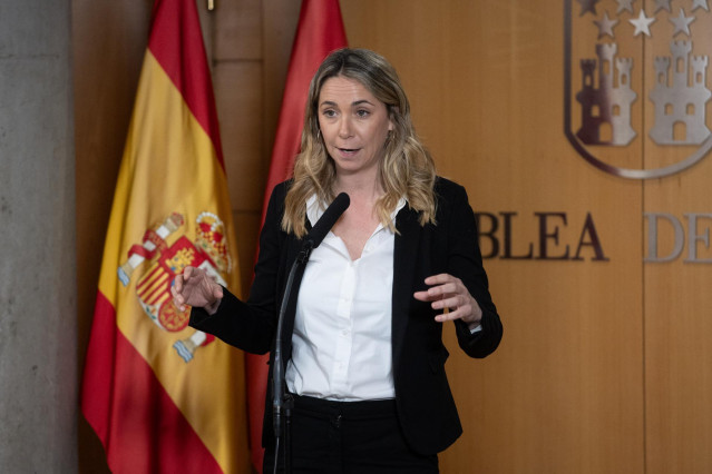 La portavoz del PSOE en la Asamblea de Madrid, Mar Espinar.