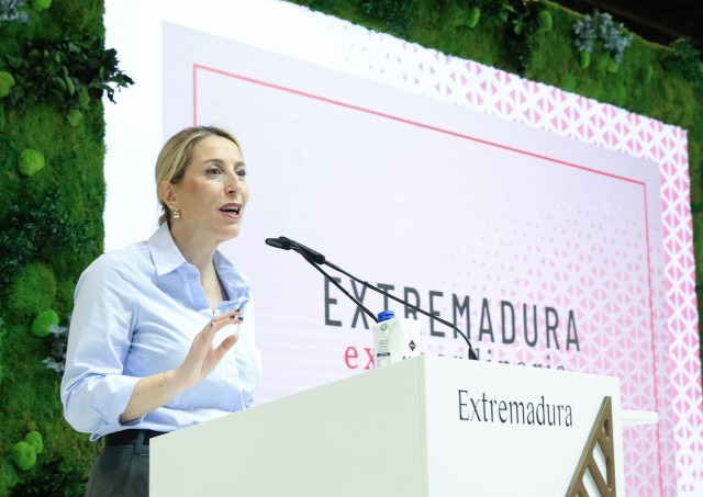 La presidenta de la Junta de Extremadura, María Guardiola, en una foto de archivo
