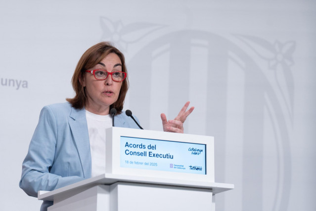 La portavoz del Govern de la Generalitat, Silvia Paneque