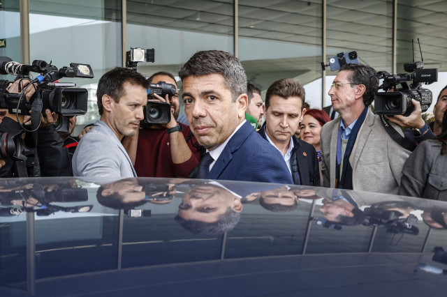 El presidente de la Generalitat, Carlos Mazón, en el acto de presentación del ‘Plan ARA Empreses’