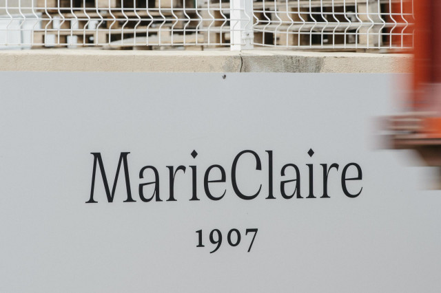 Archivo - Rótulo de la fábrica de Marie Claire en Vilafranca que indica su año de apertura, 1907