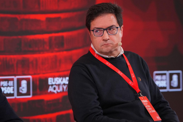 El secretario general del PSOE-M y ministro para la Transformación Digital y de la Función Pública, Óscar López.