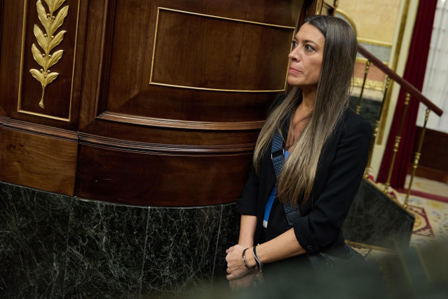 Archivo - La portavoz de Junts en el Congreso, Miriam Nogueras.