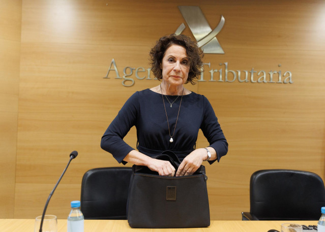 Archivo - La directora general de la Agencia Tributaria, Soledad Fernández Doctor, presenta la Campaña de IRPF 2022, en la Sede de la Agencia Estatal de Administración Tributaria, a 11 de abril de 2023, en Madrid (España).