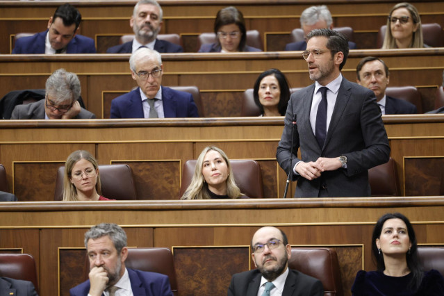 Archivo - El portavoz del PP, Borja Sémper, en el Congreso de los Diputados, a 18 de diciembre de 2024, en Madrid (España).
