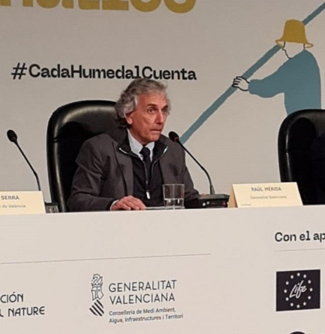 El secretario autonómico de Medio Ambiente de la Generalitat, Raúl Mérida