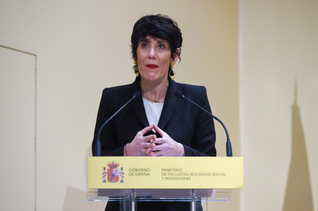 La ministra de Inclusión, Seguridad Social y Migraciones, Elma Saiz
