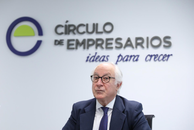 Archivo - El presidente del Círculo de Empresarios, Juan María Nin, a 4 de noviembre de 2021, en Madrid, (España).