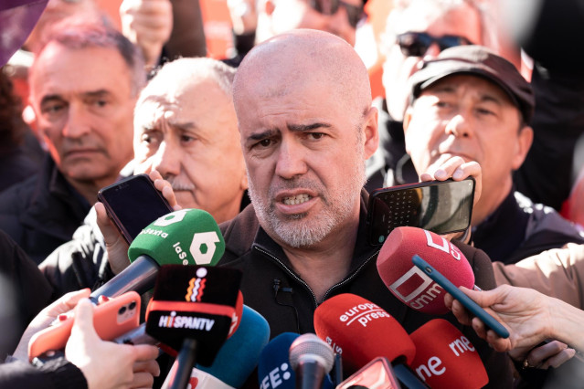 El secretario general de CCOO, Unai Sordo.