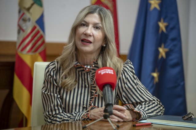 La vicepresidenta del Gobierno de Aragón, Mar Vaquero.