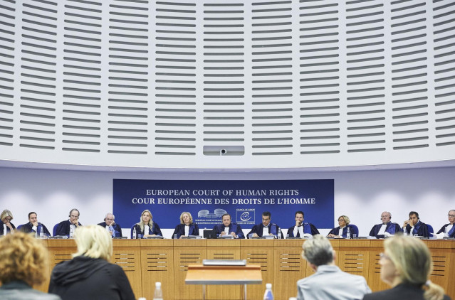 Archivo - La Gran Sala Del Tribunal Europeo De Derechos Humanos. (ARCHIVO).