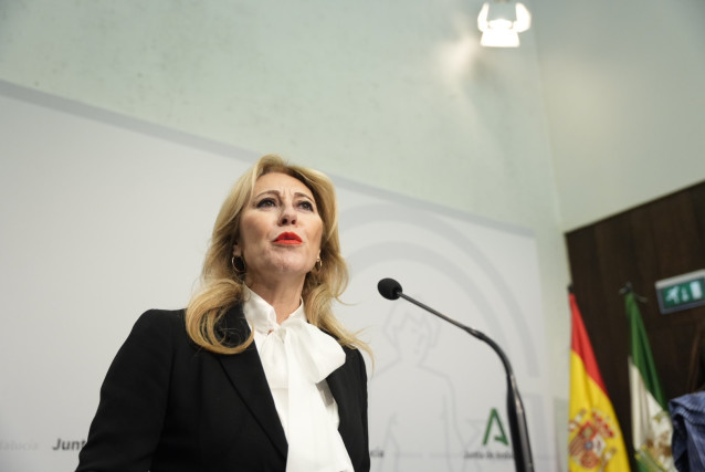 La consejera andaluza de Economía, Hacienda y Fondos europeos, Carolina España, este lunes