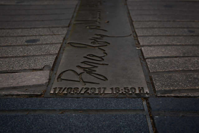 Archivo - Memorial de la Rambla que rinde homenaje a las víctimas del 17A, a 4 de agosto de 2022, en Barcelona, Cataluña (España). Los atentados del 17 de agosto de 2017 en Barcelona y Cambrils (Tarragona)