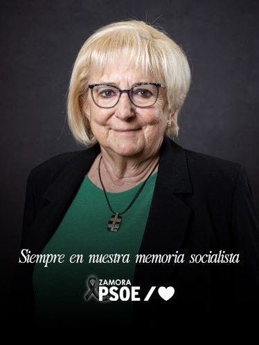 Foto publicada por @AntidioF tras conocer el fallecimiento de Inmaculada García Rioja