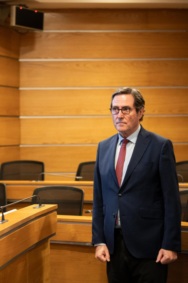 El presidente de la CEOE, Antonio Garamendi