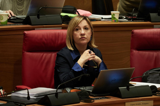 Archivo - La portavoz del Gobierno de Navarra, Amparo Lòpez.