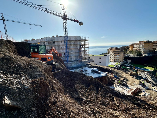 Obras de construcción de viviendas