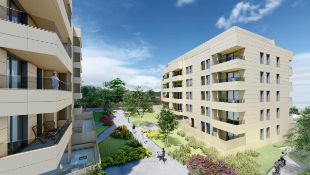 Infografía de la nueva promoción de vivienda en Mungia (Bizkaia)