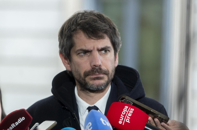 Archivo - El portavoz de Sumar, Ernest Urtasun, en una imagen de archivo.