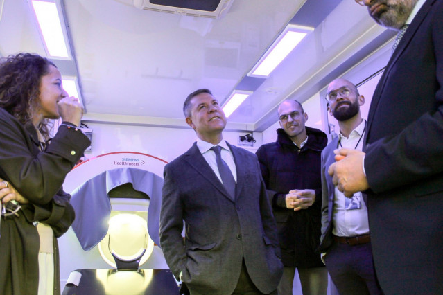 El presidente de Castilla-La Mancha, Emiliano García-Page, en el Congreso de Radiología de Viena