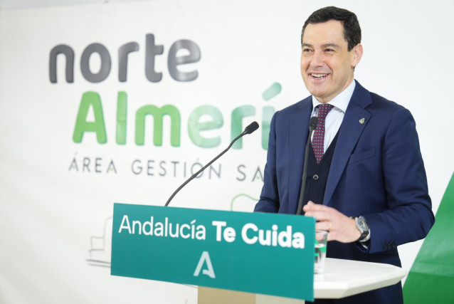 Juanma Moreno, este martes
