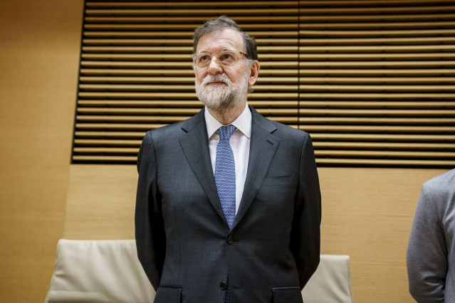 El expresidente del Gobierno Mariano Rajoy, en la comisión de Investigación sobre la denominada 