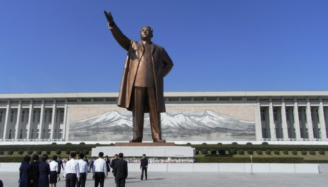 Archivo - Estatua De Kim Il Sung en Corea del Norte.