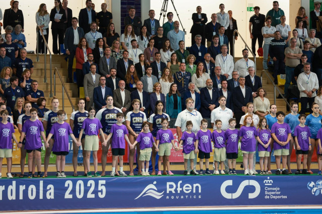 Doña Letizia llega a las piscinas municipales de Son Hugo, en Palma, para presidir la final de la Copa de la Reina de Waterpolo