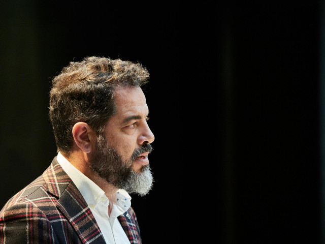 Archivo - El portavoz del PSN en el Parlamento de Navarra, Ramón Alzórriz.
