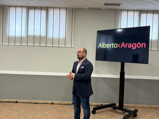 El diputado del PAR, Alberto Izquierdo, candidato a la Presidencia de este partido.