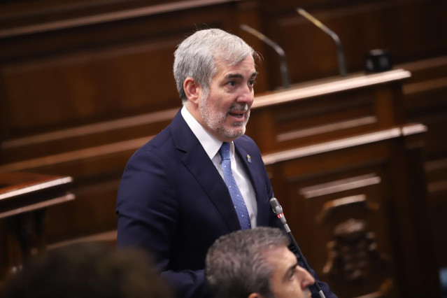 Archivo - El presidente de Canarias, Fernando Clavijo