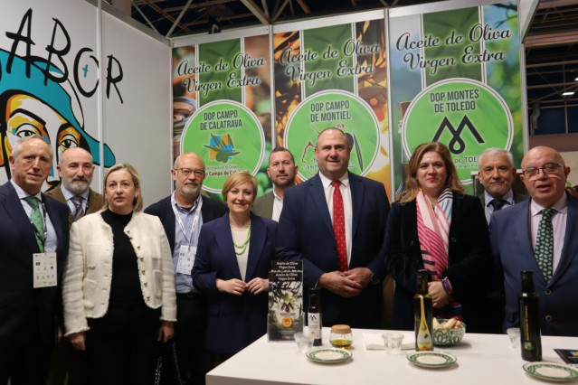 El consejero de Agricultura, Ganadería y Desarrollo Rural, Julián Martínez Lizán, en la inauguración de la World Olive Oil Exhibition.
