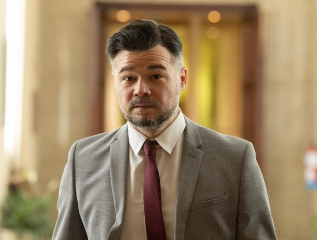 El portavoz de ERC en el Congreso, Gabriel Rufián, a 25 de febrero de 2025, en Madrid (España).