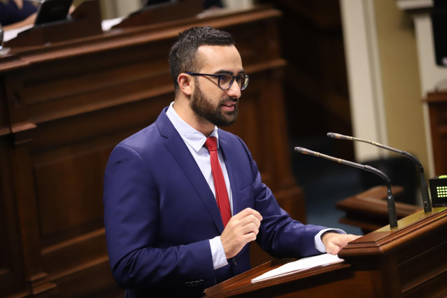 Archivo - El diputado de la Agrupación Herreña Independiente (AHI), Raúl Acosta