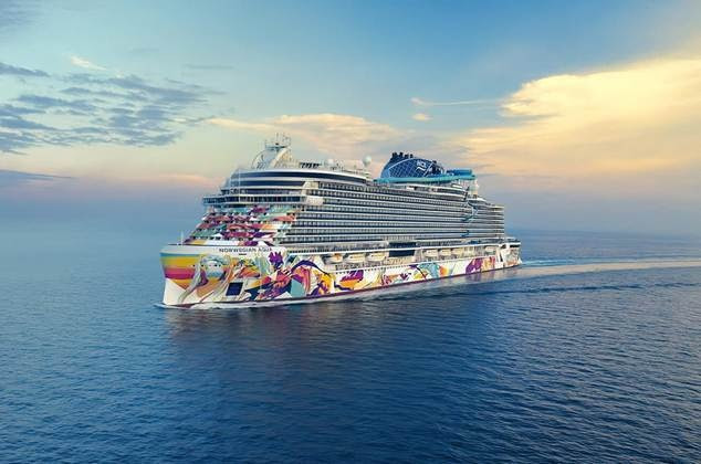 Barco 'Norwegian Aqua'.
