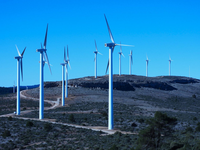 Archivo - Parque eólico de Iberdrola