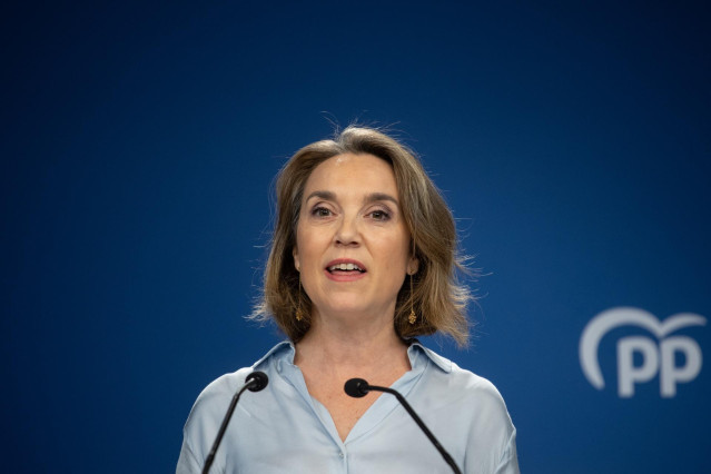 Archivo - La secretaria general del PP, Cuca Gamarra.