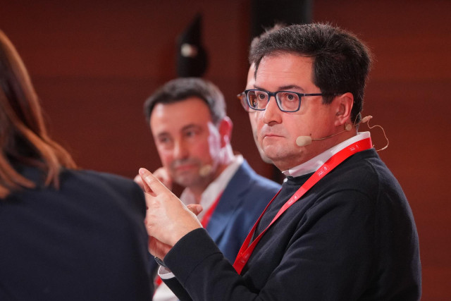El secretario general del PSOE-M y ministro para la Transformación Digital y de la Función Pública, Óscar López.