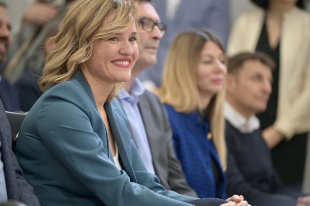 Archivo - La ministra de Educación, Formación Profesional y Deportes y secretaria general del PSOE en Aragón, Pilar Alegría.